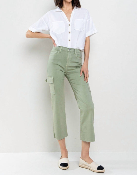 Sneak Peek - Women's High Rise Crop Cargo Pants