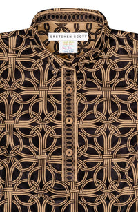 GRETCHEN SCOTT Everywhere Dress - Ring Toss in black - women's dress - view 4
