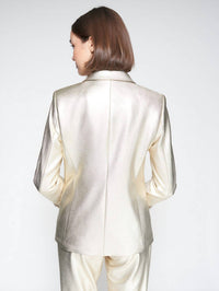 Vilagallo - One Button Notch Collar Blazer