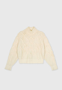 Sayaka Davis - Pom-pom Cable Knit Sweater