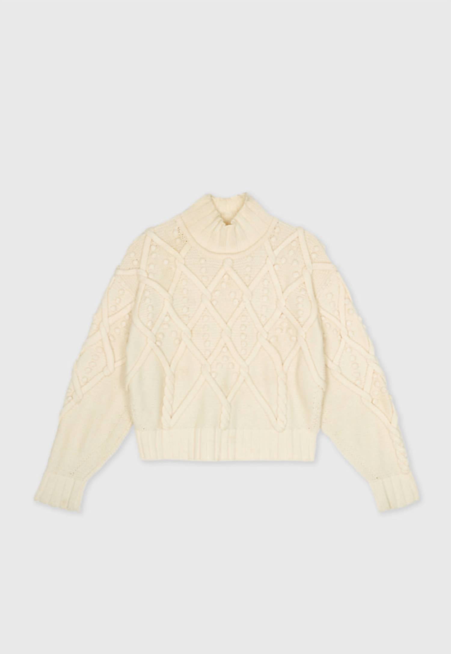 Sayaka Davis - Pom-pom Cable Knit Sweater