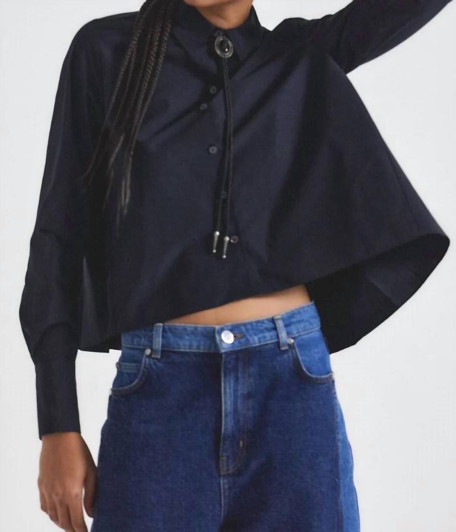 Derek Lam 10 Crosby - Aria Pleated Button Front Shirt