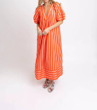 Karlie - V-neck Signature Maxi Dress