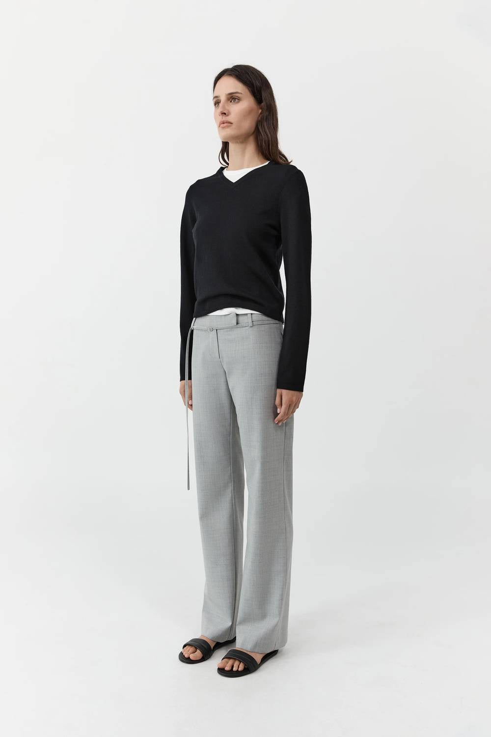 St. Agni - 90's Belt Minimal Pants