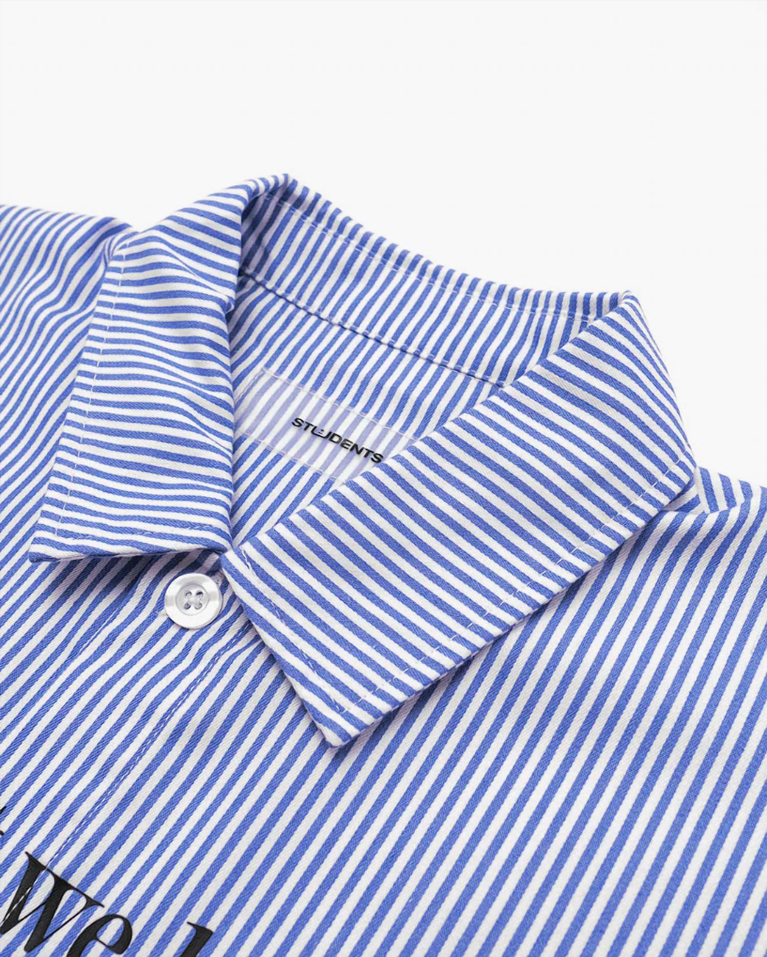 Students Golf - Men's Riverton Stripe Button Up Top