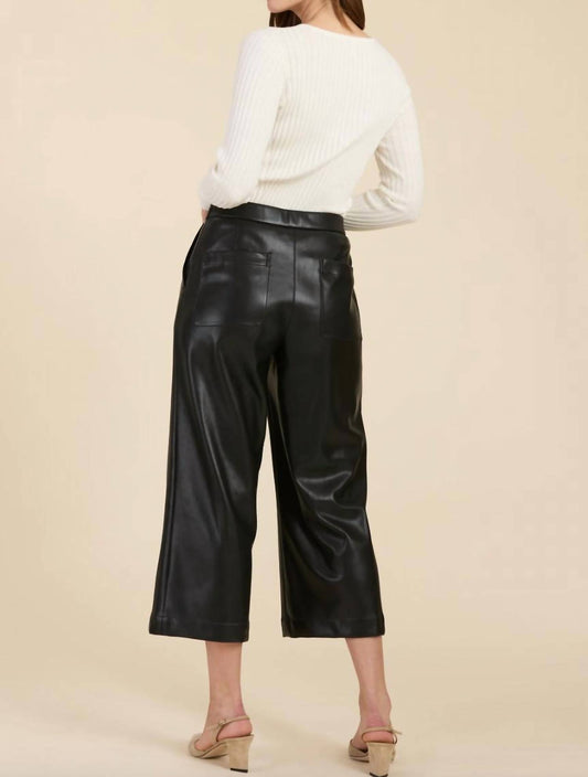 Tyler Boe - Payton Pleather Crop Pant
