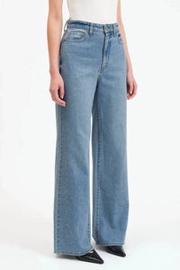 Daze - Women's Studded Far Out Wide Leg Jean