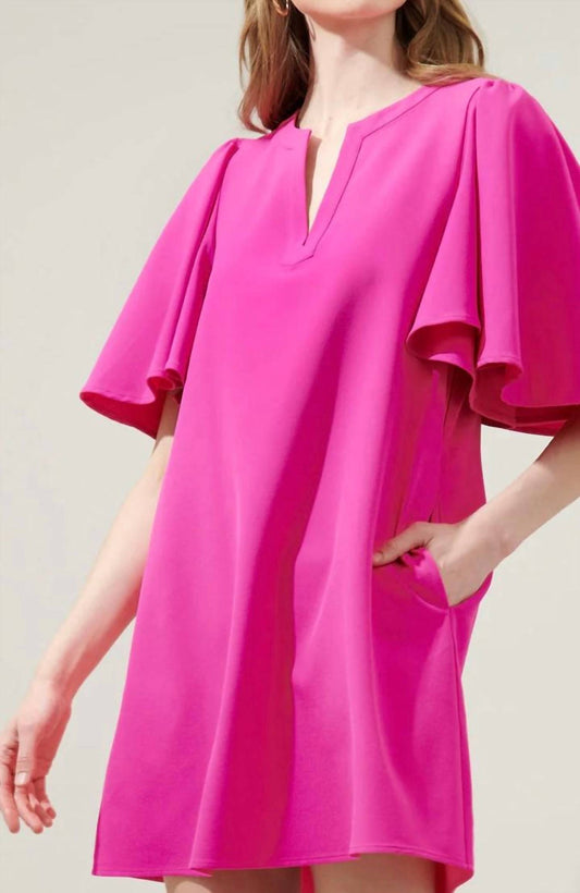 Flutter Bell Sleeve Dress