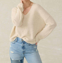Faherty - Miramar Linen V-neck Sweater