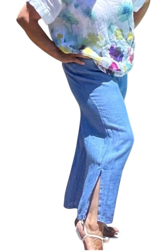 Gigi Moda - Flo Linen Capri Pants