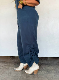 BLAKELEY Cam Luxe Loung Jumpsuit in navy - women's pants - alternate view
