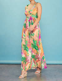 Skies Are Blue - Sweet At Heart Printed Maxi Dress
