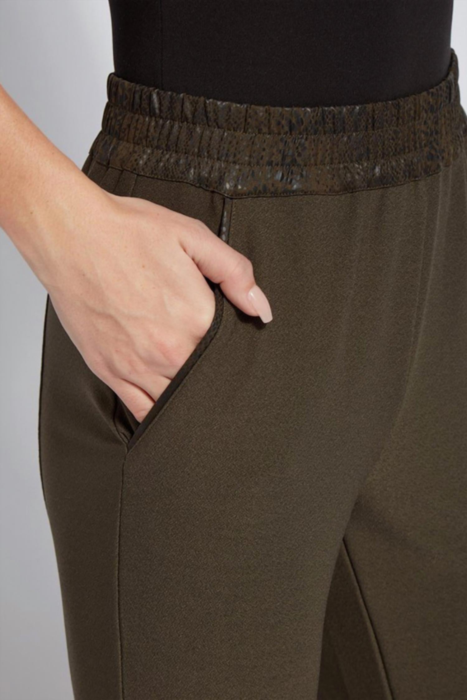 Women's Autumnal Gathered Waist Pant