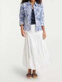 Cinq A Sept - Sketchbook Floral Scrunched Canyon Jacket