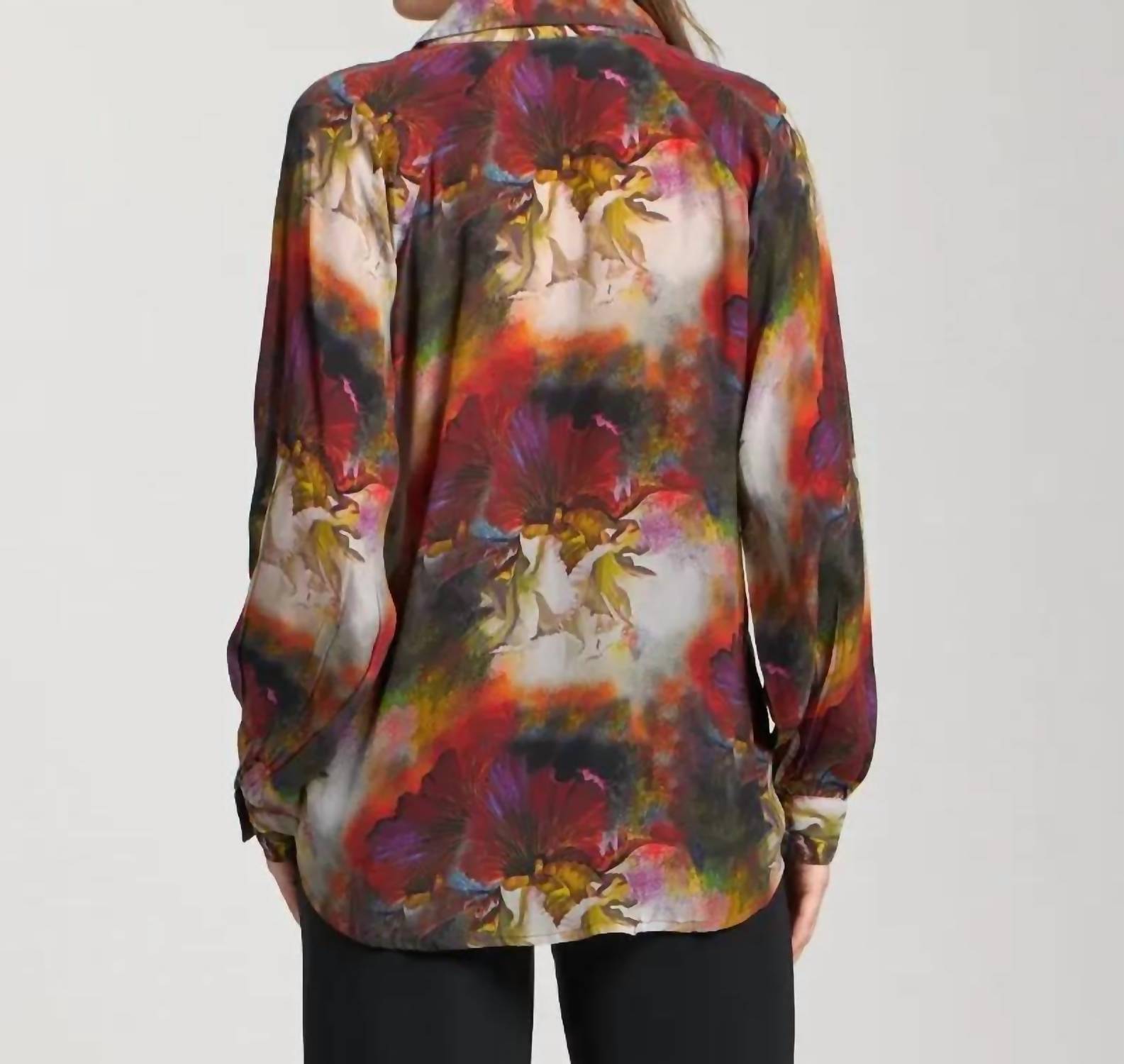 Apny - Half Placket Pullover Blouse