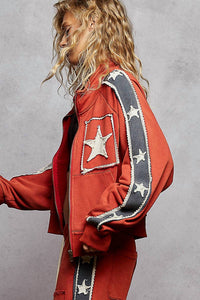 Pol - Starry Patch Jacket
