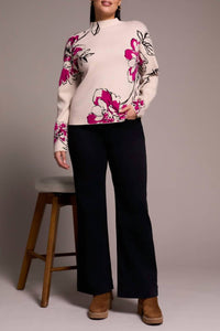 Tribal - Jacquard Funnel Neck Sweater