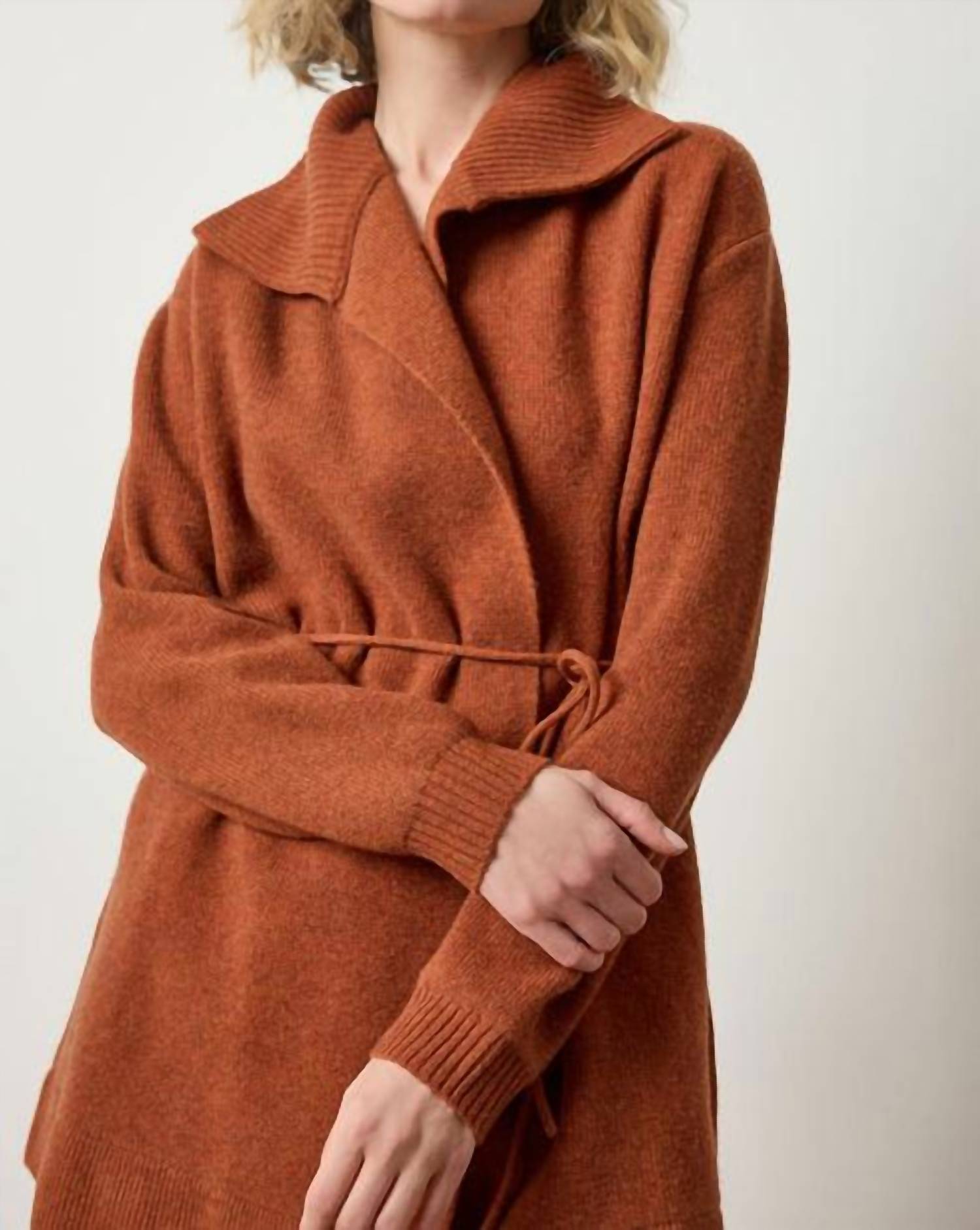 Lilla P - Notch Collar Open Cardigan