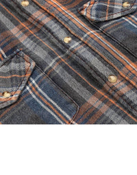 Garnet Hill - Men's Checkered Denim Shirt