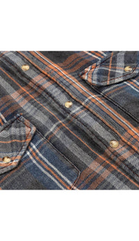 Garnet Hill - Men's Checkered Denim Shirt