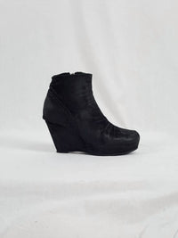 Rick Owens - Women's Suede Wedge Boot