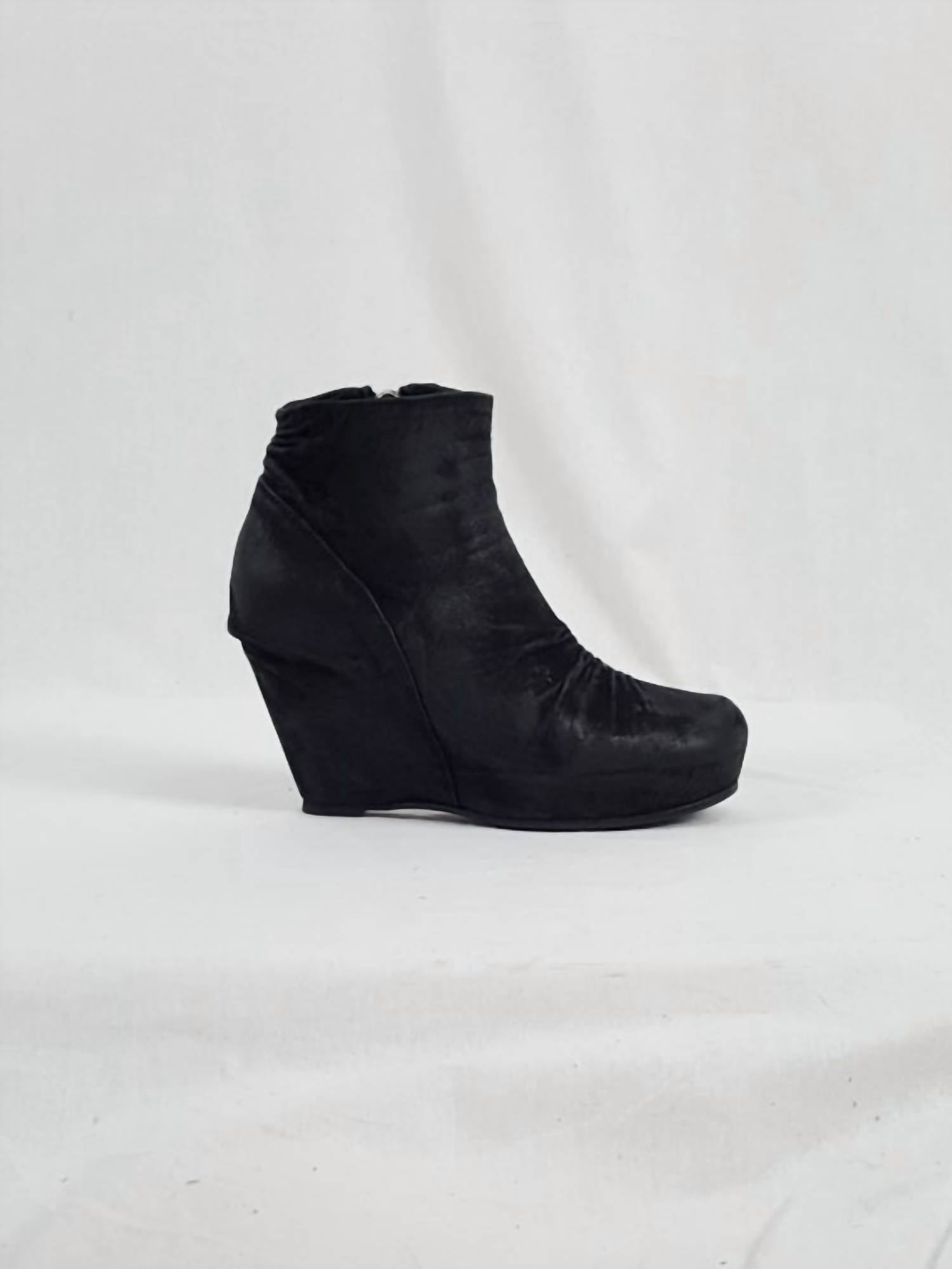 Rick Owens - Women's Suede Wedge Boot