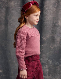 Abel & Lula - Floral Embroidered Sweater