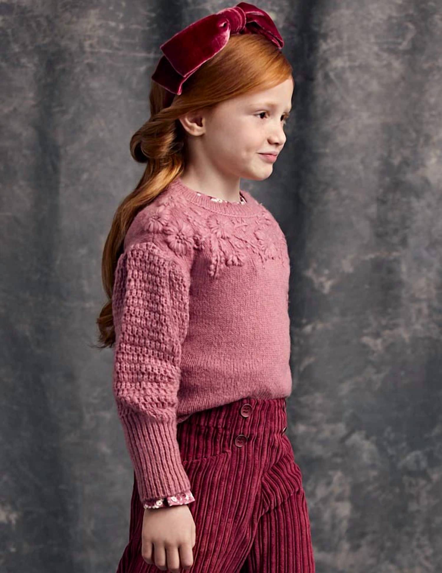 Abel & Lula - Floral Embroidered Sweater