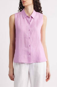 Eileen Fisher - Linen Sleeveless Shirt