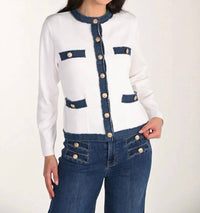Frank Lyman - Tivra Textured Knit Cardigan