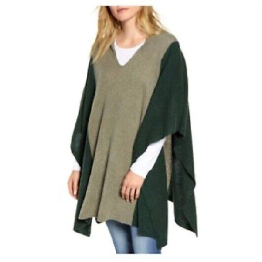 Halogen - V Neck Cashmere Poncho