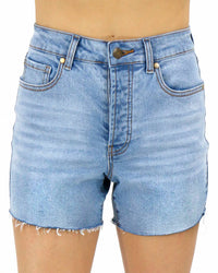 Grace And Lace - High Rise Button Fly Shorts