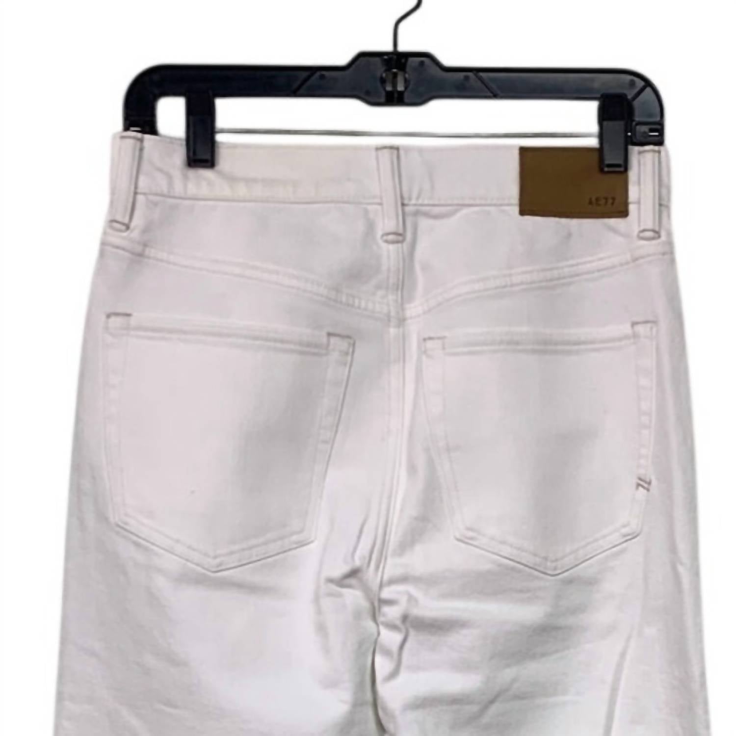 AE77 Women's Stretch Cotton Blend Denim Jeans in white - women's jeans - view 4