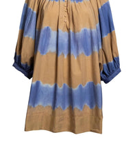 Coniglio - Shirred Half Placket Mini Dress