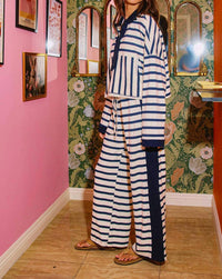 Bucketlist - Birdie Drawstring Stripe Pants