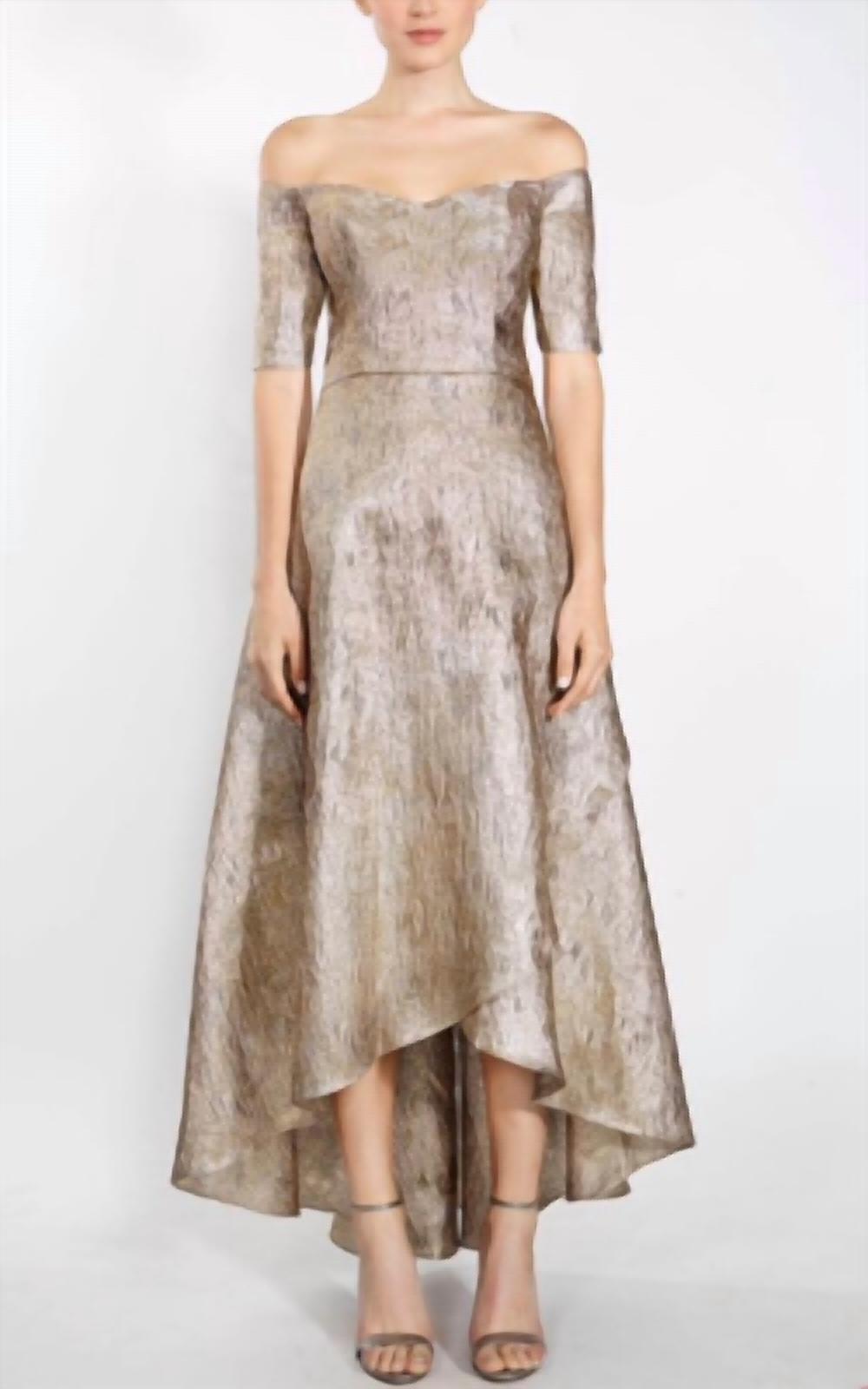 Janique - Off The Shoulder Hi-Low Dress
