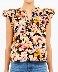 Ulla Johnson - Abril Floral Ruffled Top