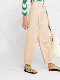 Msgm - Contemporary Belted Trousers