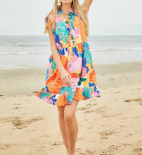 Joy Joy - Fantasia print dress