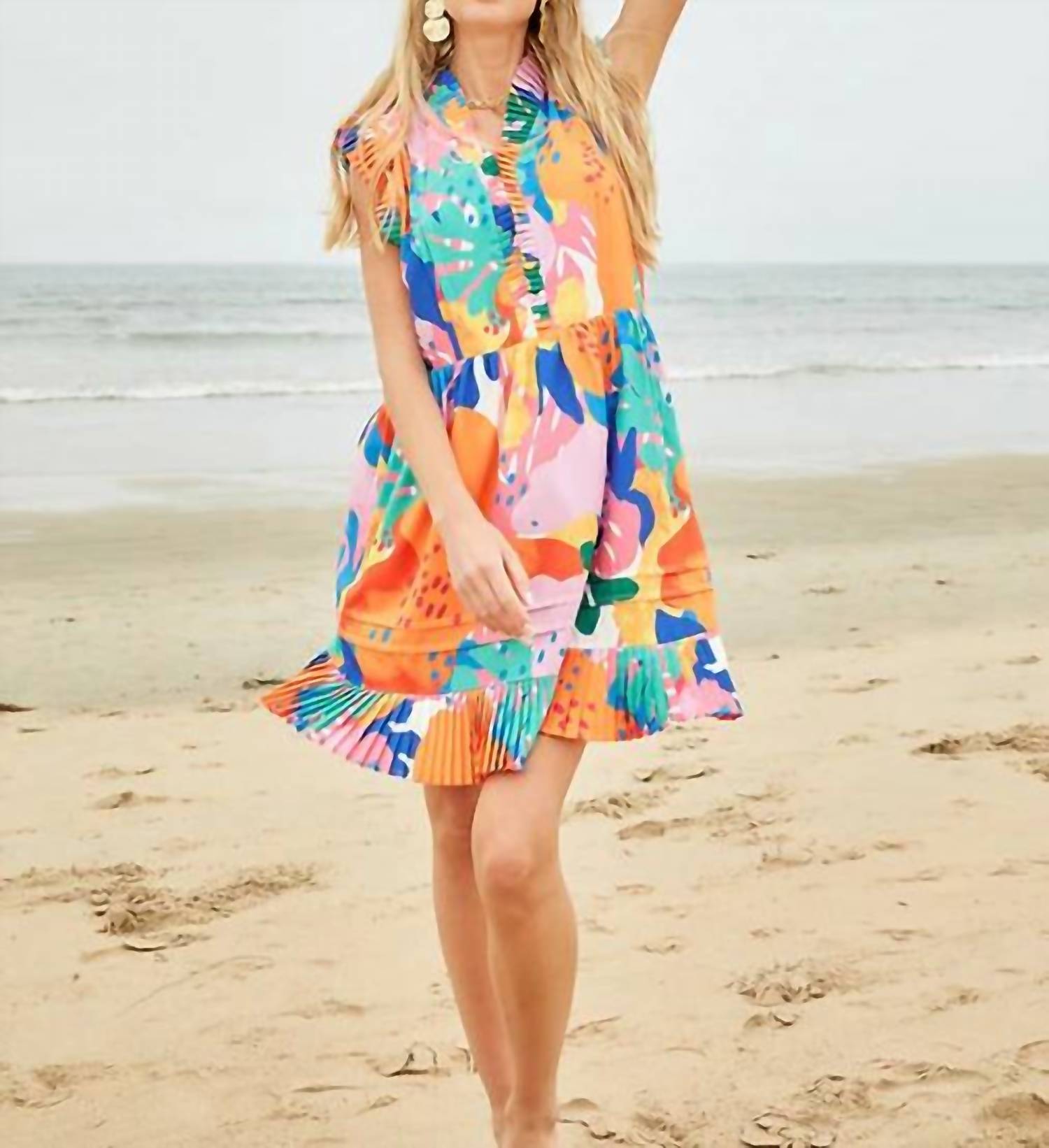 Joy Joy - Fantasia print dress