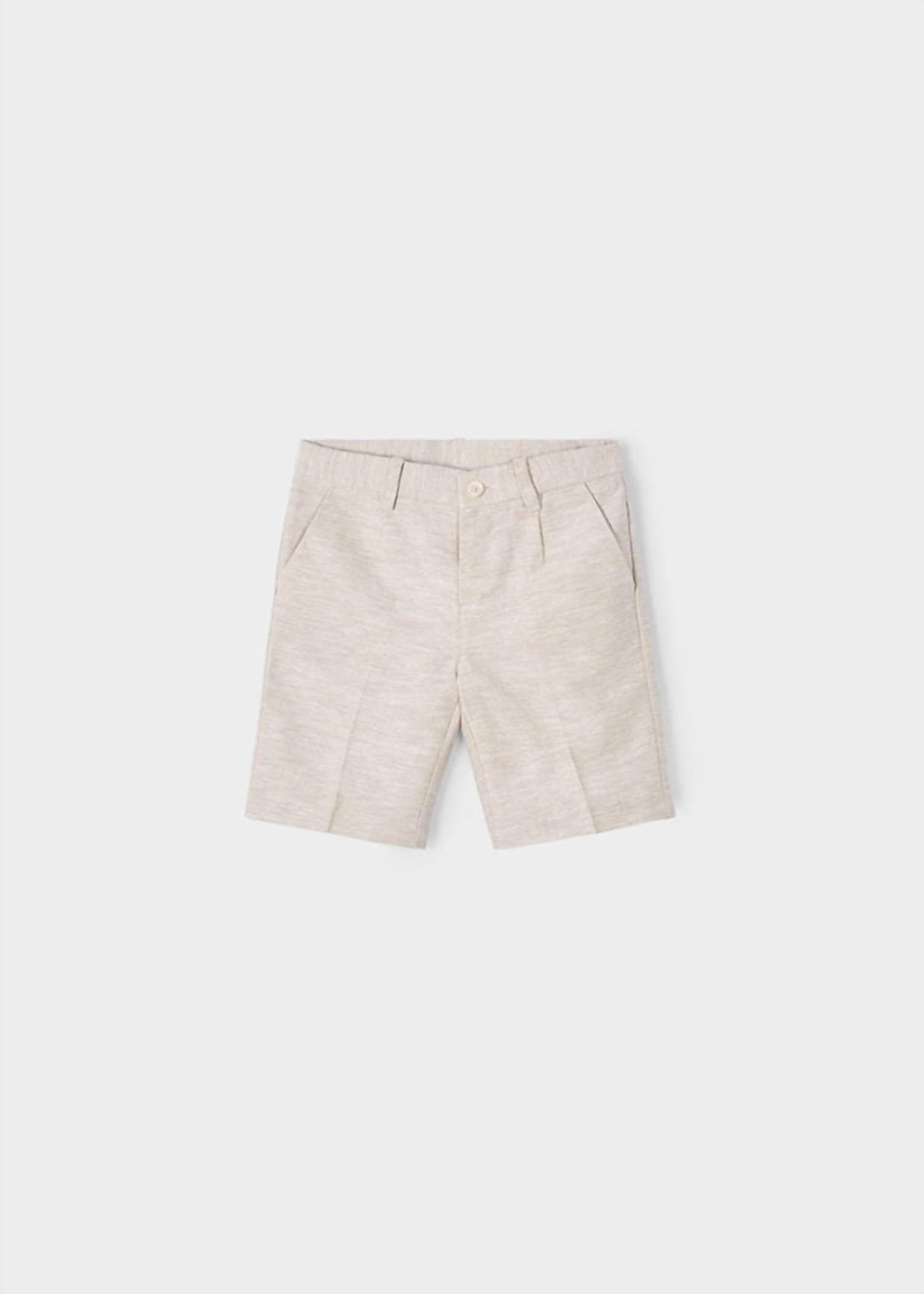 Mayoral - Linen Dress Shorts