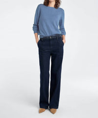 Favorite Daughter Leave An Impression Trouser Pant in blue - women's pants