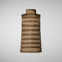 SAVE THE DUCK Quilted Gilet Coral Vest in husk green - women's jacket - view 5