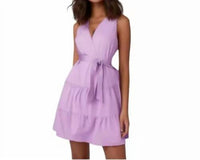 J.Crew - Faux-wrap Sleeveless Mini Dress