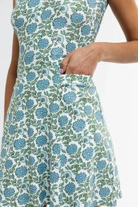 SMITH & QUINN Cynthia Dress in sea salt flora - women's dress - alternate view
