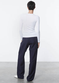 Enza Costa - Supima Cotton Oversize Long Sleeve Top