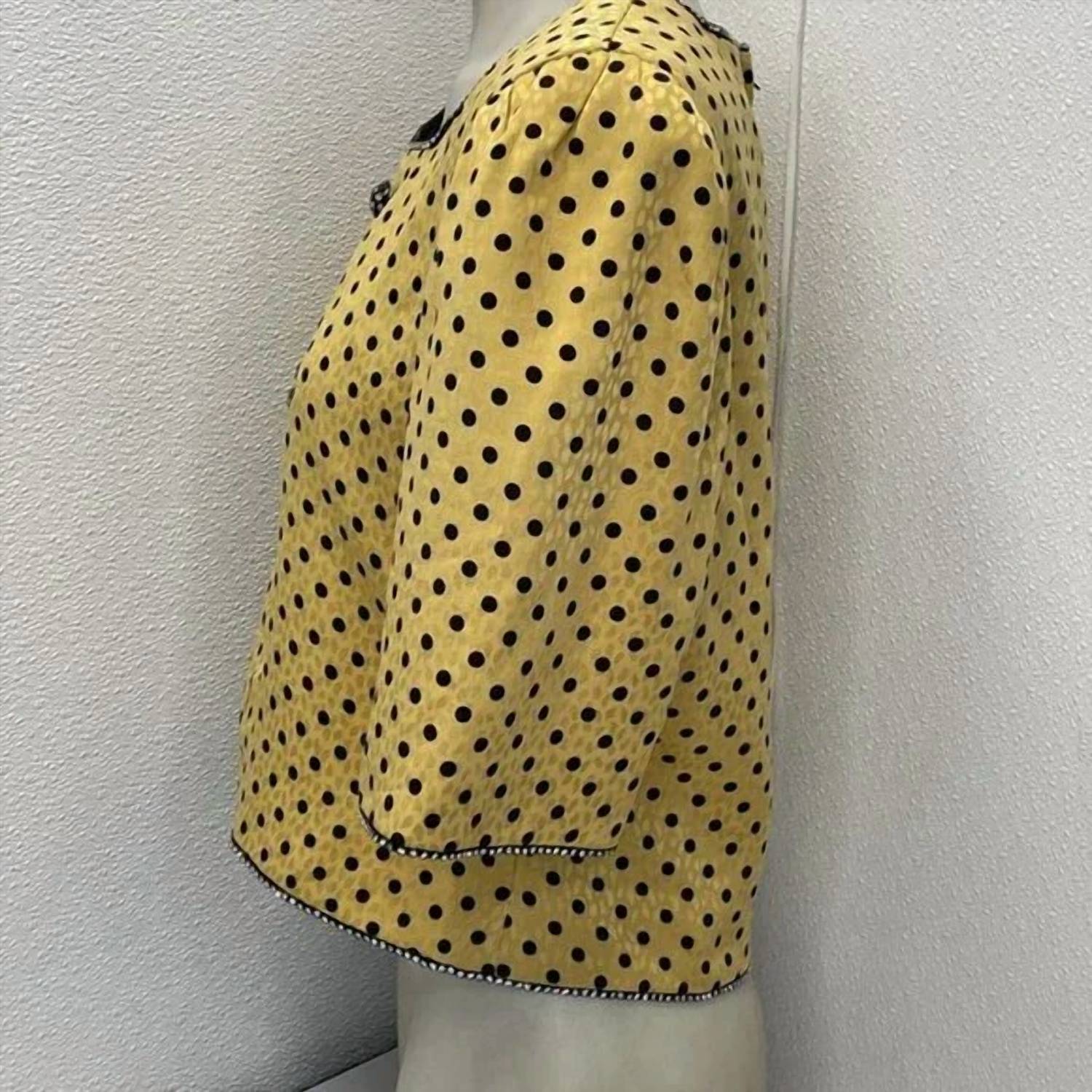 Diane Dickinson For Gentillesse - Women's Vintage Polka Dot Blouse