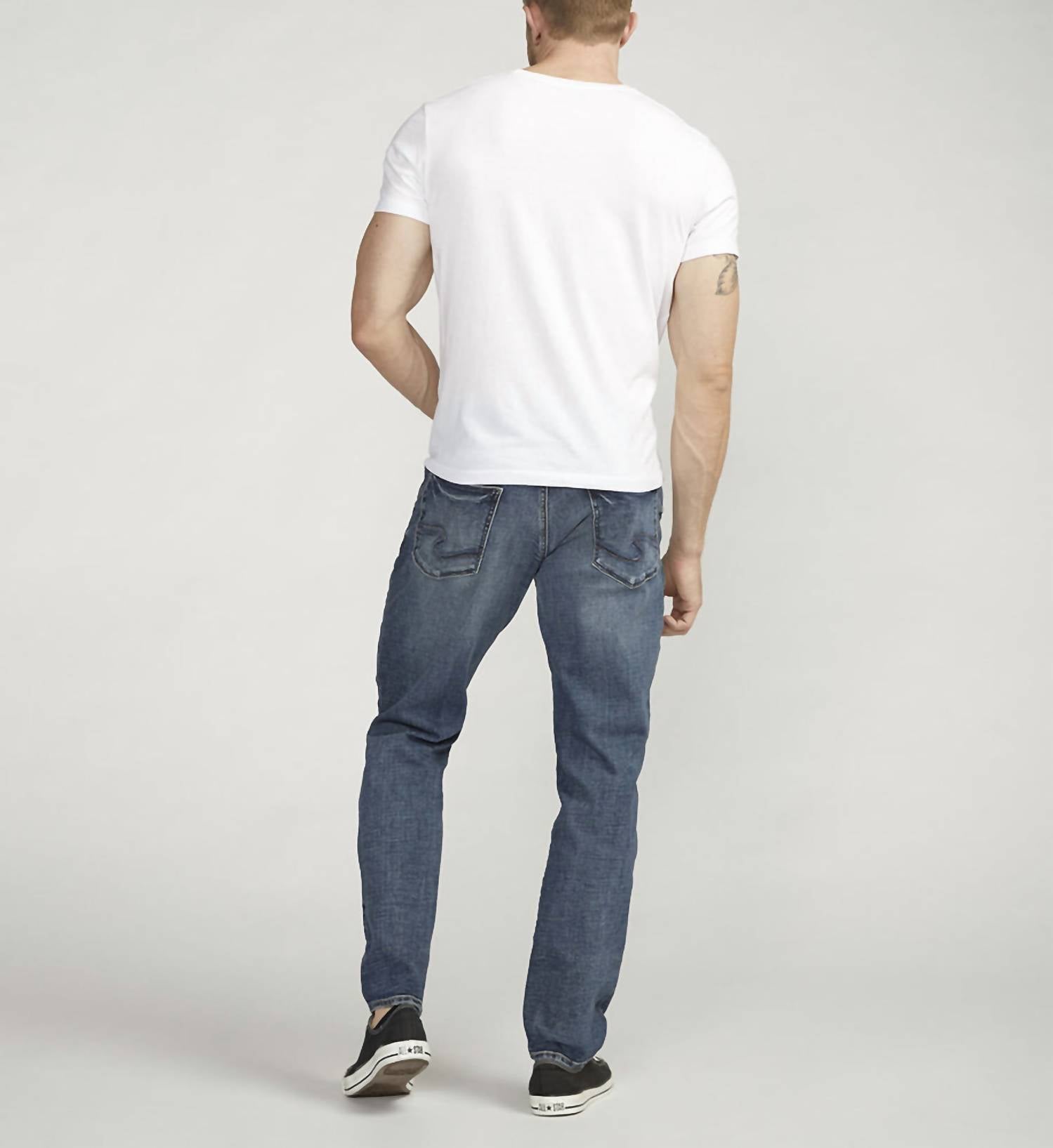 Silver Jeans Co Eddie Jean in indigo 1 - men's jeans - alternate view