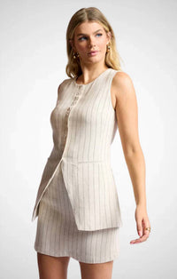 She + Sky - Baked Goods Long Vest