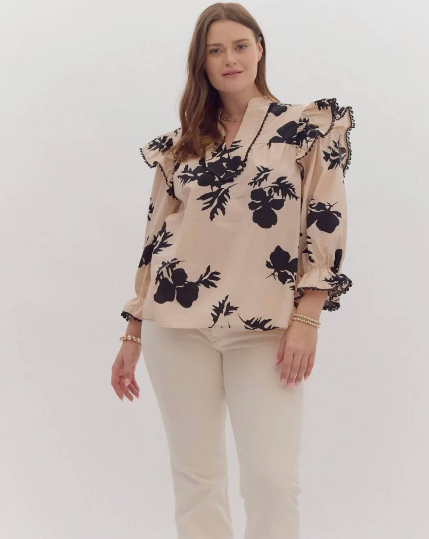 Entro - Floral Top